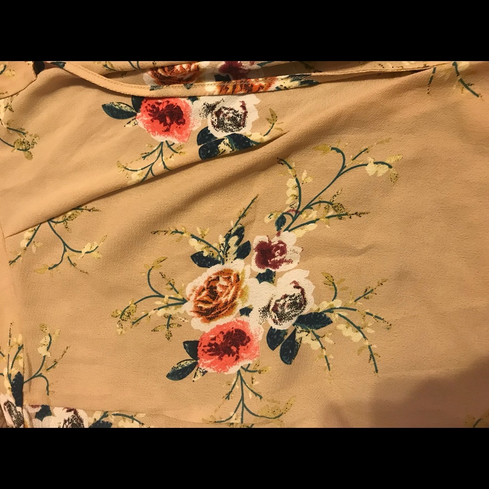 Floral Wrap Skirt